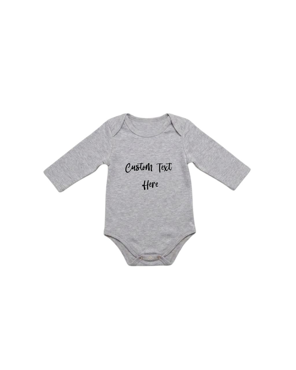 Long Sleeve Customisable Baby Onesies