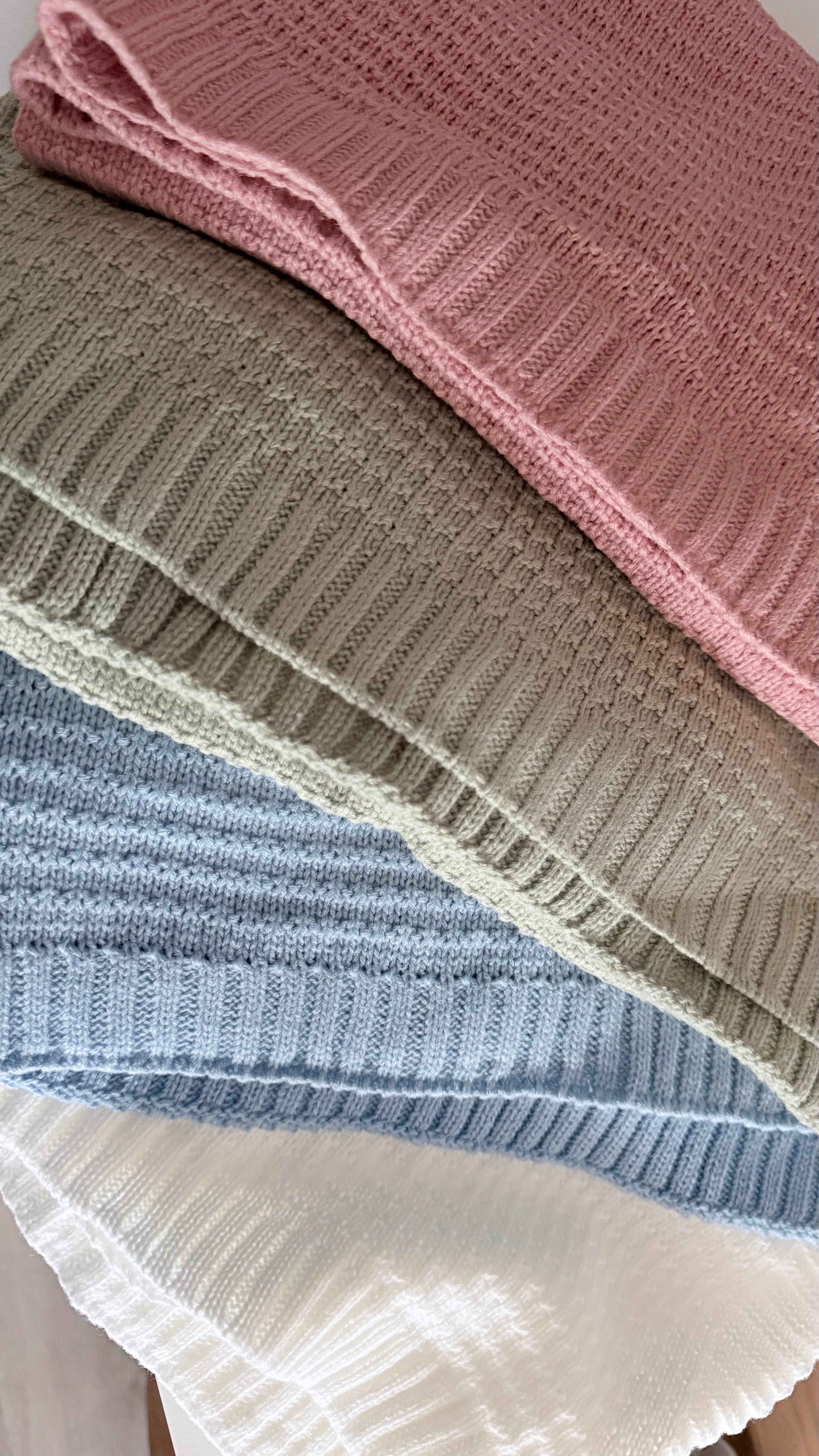 Plain Swaddle Personalised Blankets