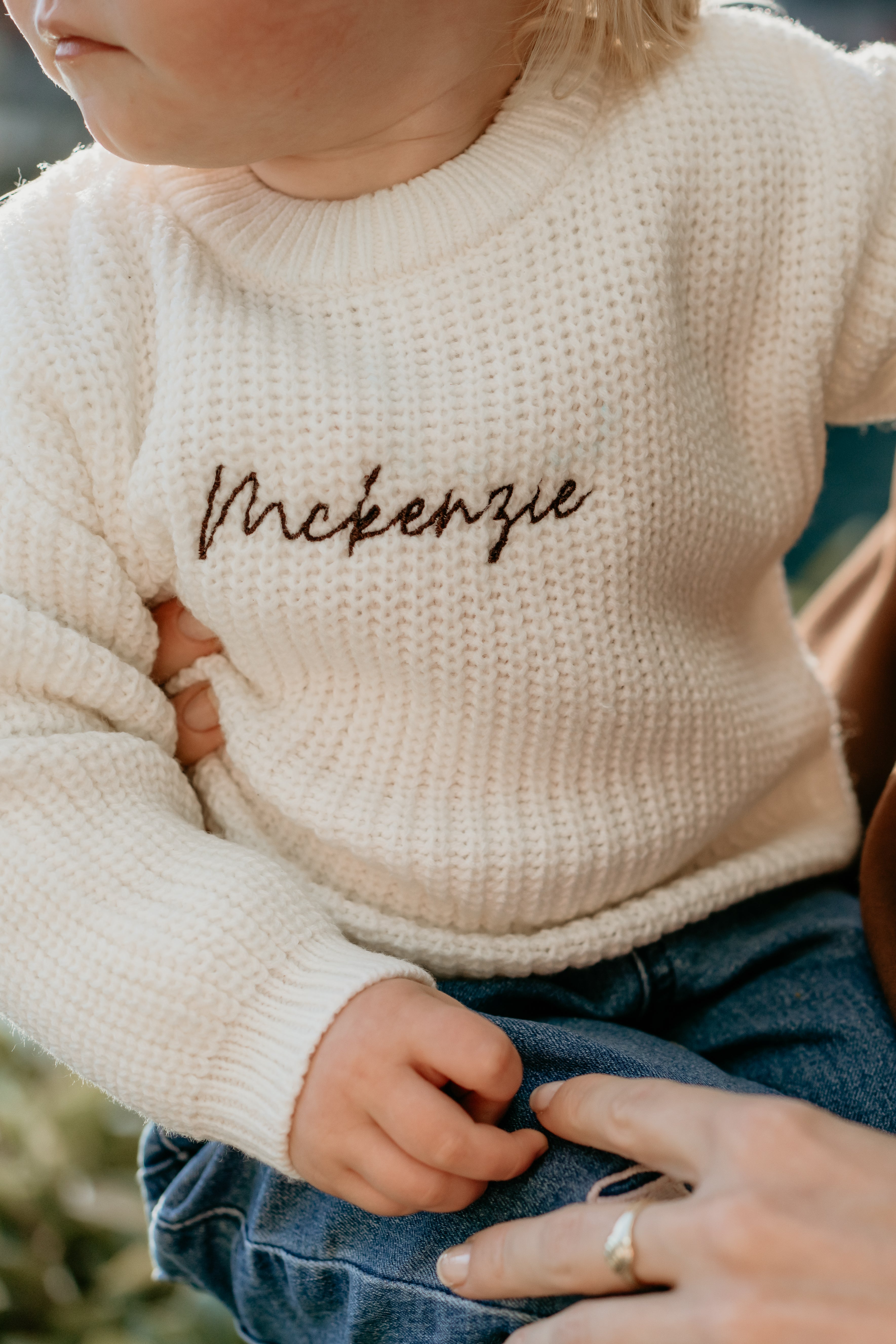 Baby Knitted Personalised Sweaters